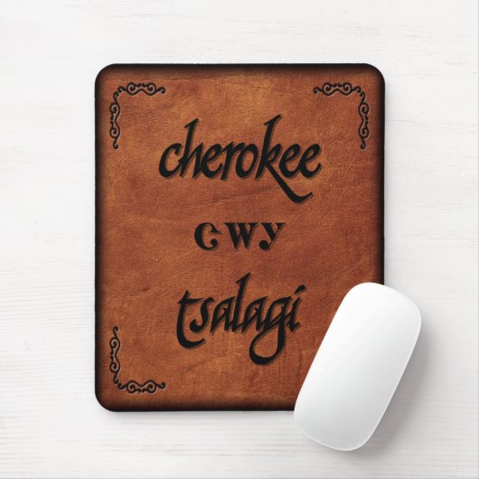 Leather Cherokee - Tsalagi Muismat (Met muis)