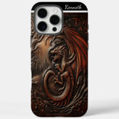 Leather Dragon's Peak Case-Mate iPhone Case (Achterkant)