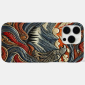 Leather Eagle meesterwerk Case-Mate iPhone Case (Achterkant (horizontaal))