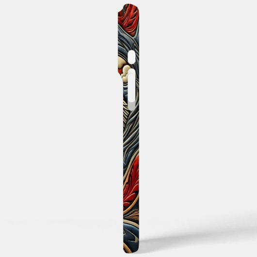 Leather Eagle meesterwerk Case-Mate iPhone Case (Achterkant / Links)