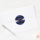 Leather Eagle Pride Flag Ronde Sticker (Envelop)