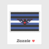 Leather Eagle Pride Flag Sticker (Vel)