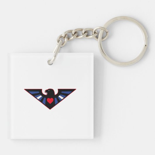 Leather Eagle Pride Sleutelhanger (Achterkant)