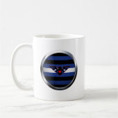 LEATHER ELLE PRIDE MEDALLION KOFFIEMOK (Links)
