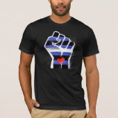 LEATHER FIST T-SHIRT (Voorkant)