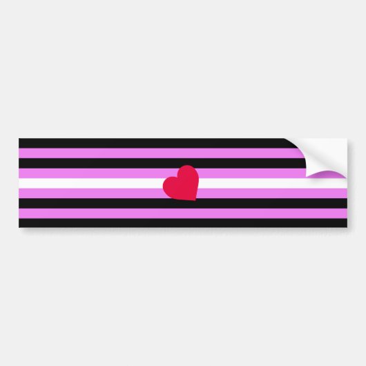 Leather Girl Pride Flag Bumpersticker (Voorkant)