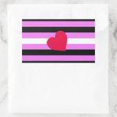 Leather Girl Pride Flag Rechthoekige Sticker (Tas)