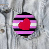 LEATHER GIRL PRIDE RONDE BUTTON 4,0 CM (In situ)