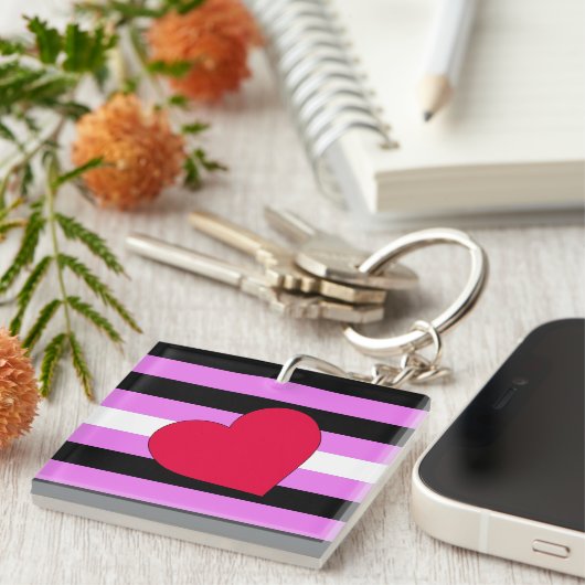 LEATHER GIRL PRIDE SLEUTELHANGER (Voorkant Rechts)