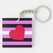 LEATHER GIRL PRIDE SLEUTELHANGER (Achterkant)