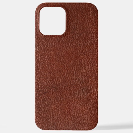 Leather iPhone 12 Pro Max iPhone Hoesje (Achterkant)