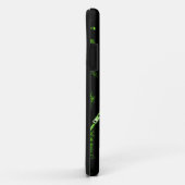 Leather Jacket Green monogram iPhone 5 hoesje (Achterkant/rechts)