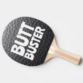 LEATHER KIJK FUNNY BUSTER PINGT PONG PADDLE TAFELTENNISBATJE (Zijkant)