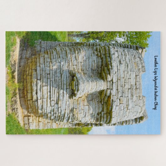 Leather Lips Wyandot Indian Chief Legpuzzel (Horizontaal)