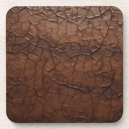 Leather Look Bier Onderzetter (Voorkant)