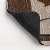 Leather-look Canada Flag Soft Muismat (Hoek)