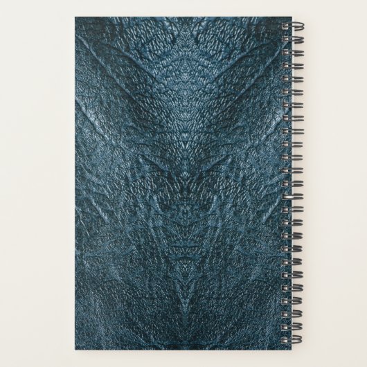 Leather Look Gold Lijst Planner (Achterkant)