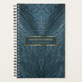 Leather Look Gold Lijst Planner (Voorkant)