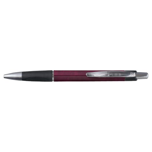 Leather Look Maroon Pen with Customizable Name (Achterkant)