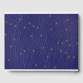 Leather-look Native American Zodiac Wolf Gastenboek (Achterkant)