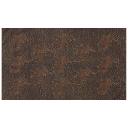 Leather-look Rabbit Dark Tafelkleed (Voorkant (Horizontaal))