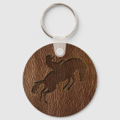 Leather-look Rodeo Sleutelhanger (Voorkant)