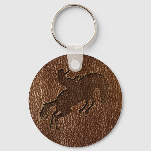 Leather-look Rodeo Sleutelhanger (Voorkant)