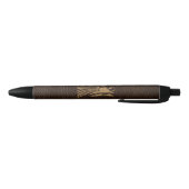 Leather-look-virgo Zwarte Inkt Pen (Bodem)