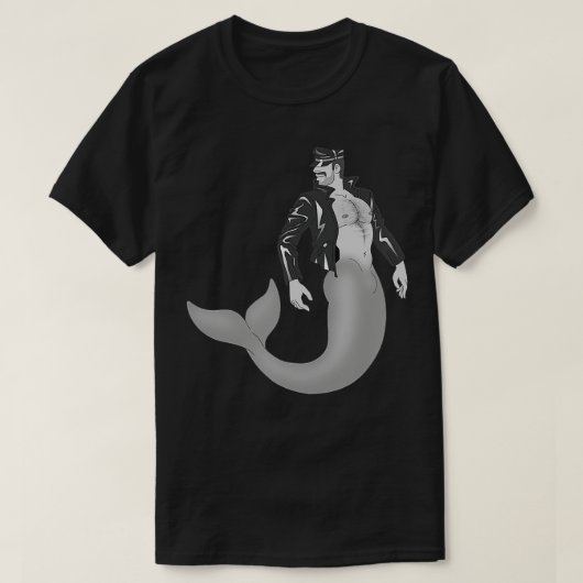 Leather papa Merman T-shirt (Design voorkant)