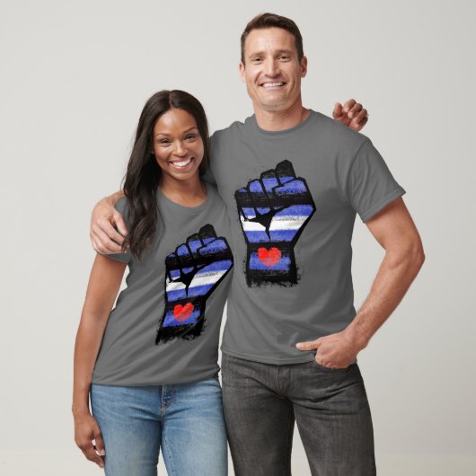Leather Pride Fist T-shirt (Unisex)
