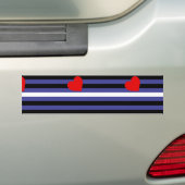 Leather Pride Flag Bumpersticker (Op auto)