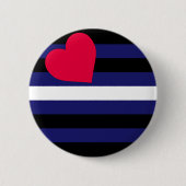 Leather Pride Flag Button (Voorkant)