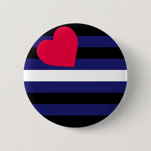 Leather Pride Flag Button (Voorkant)