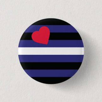 Leather Pride Flag Button