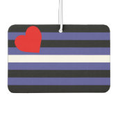 Leather Pride Flag Luchtverfrisser (Voorkant)