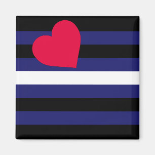 Leather Pride Flag Magnet