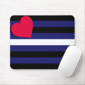 Leather Pride Flag Mousepad Muismat (Met muis)