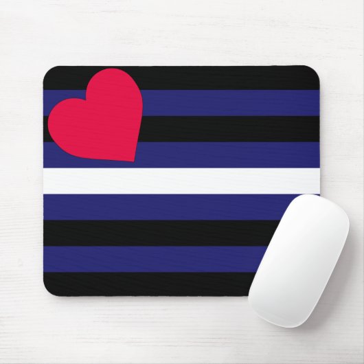 Leather Pride Flag Mousepad Muismat (Met muis)