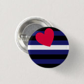Leather Pride Flag Ronde Button 3,2 Cm (Voorkant /achterkant)