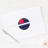 Leather Pride Flag Sticker (Envelop)