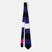 Leather Pride Flag Stropdas (Achterkant)