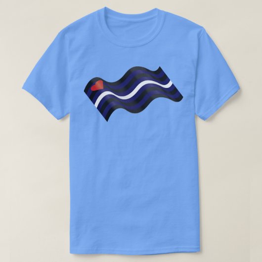 Leather Pride Flag T-shirt (Design voorkant)