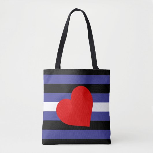 Leather Pride Flag Tote Bag (Voorkant)