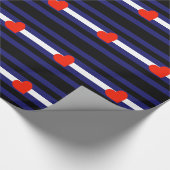 LEATHER PRIDE STRIPED HEART HORIZONTAL - PRID 2014 CADEAUPAPIER (Hoek)