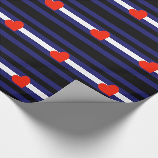 LEATHER PRIDE STRIPED HEART HORIZONTAL - PRID 2014 CADEAUPAPIER (Hoek)