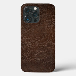 Leather Print iPhone 13 Pro Hoesje