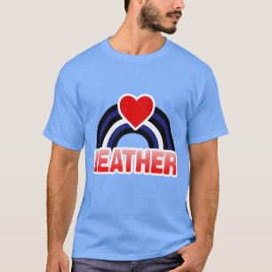 LEATHER RAINBOW FLAG T-SHIRT