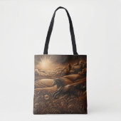 Leather Ranch Sunrise Tote Bag (Voorkant)