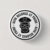 Leather Roots Ronde Button 3,2 Cm (Voorkant)