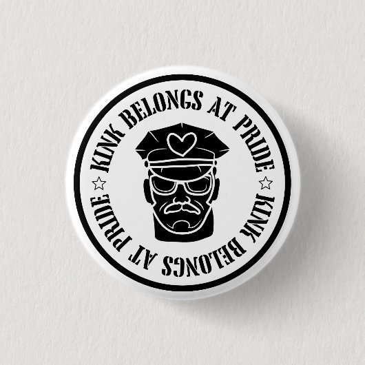 Leather Roots Ronde Button 3,2 Cm (Voorkant)